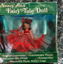 6''NANCY ANN STORYBOOK 705 HEARTS, 710 DONNET FAIRYTALE DOLL,BOX CHOICE RED OR GREEN